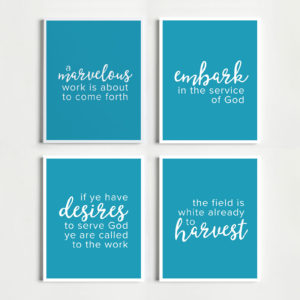 Missionary Work Poster Set